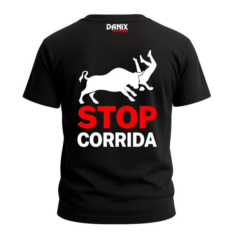 Tshirt STOP CORRIDA [DANIX CENSORED]